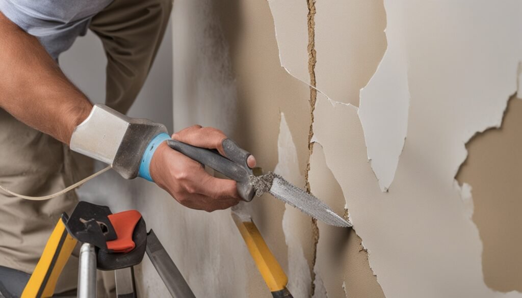 how to fix cracks in plaster walls