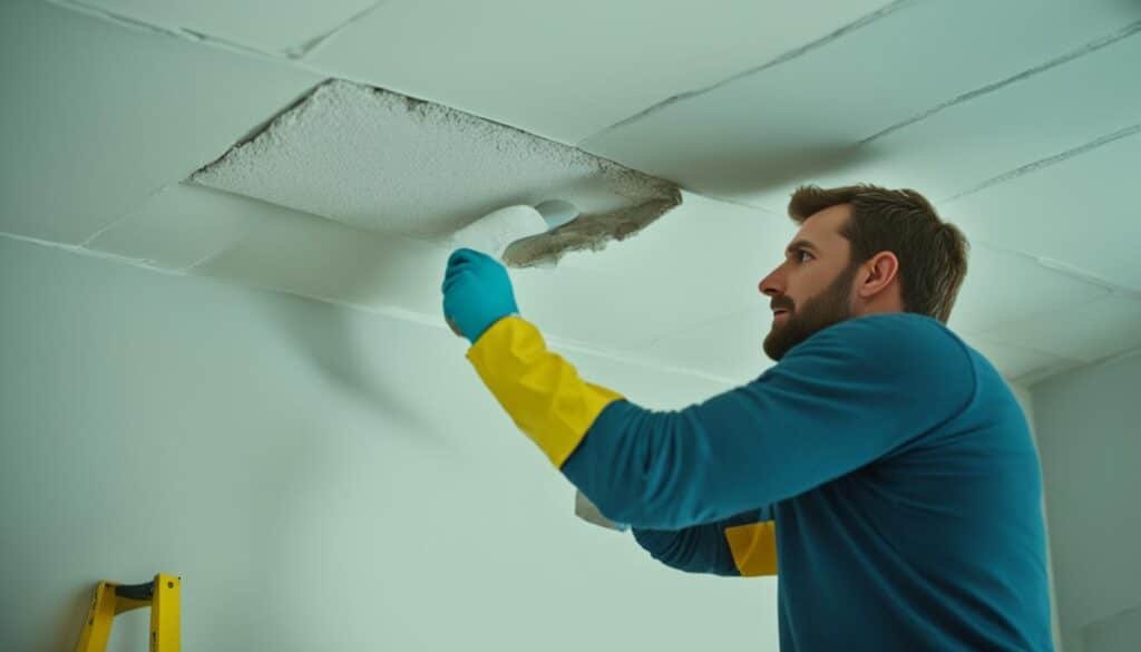 how to plaster a ceiling